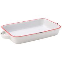 Avebury Red Large Rectangular Dish 22cm (Single)