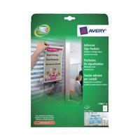 Avery L7083-10 Adhesive Sign Pockets (Pack of 10)