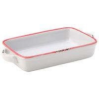 avebury red small rectangular dish 175cm case of 12