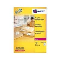 Avery LR7165-100 QuickPEEL Recycled Addressing Labels (99.1 x 67.7mm) White (Pack of 800 Labels)