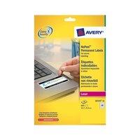 avery l6145 20 white nopeel labels tamper proof pack 800