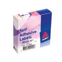 avery 24 421 white labels in dispensers pack 1200