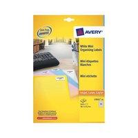 Avery L7651-250 Mini Address Laser Labels (38.1 x 21.2mm) White Extra Value Pack (Pack of 16250 Labels)