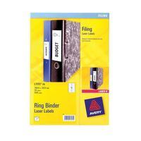 Avery L7172-25 White Filing Labels for Ringbinders [Pack 450]