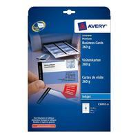 Avery Quick&Clean Double Sided Matt Inkjet Business Cards (White) Pack of 200 Cards