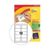 avery l7173b 100 blockout shippingparcel labels 991 x 57mm white pack  ...