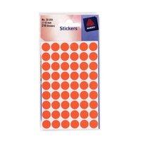 Avery 32-281 Red Coloured Labels in Packets [Pack 216]