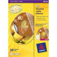 Avery L6043-100 Transparent Classic Size CD Labels [Pack 200]
