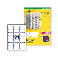 avery l7060 20 white white heavy duty laser labels pack 420
