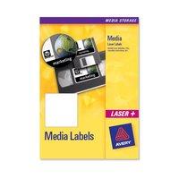 Avery L7674-25 White Video Spine Label - Laser [Pack 400]