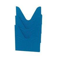 Avery Original (A4) Literature Holders (Blue) 1 x Pack of 3 Literature Holders