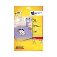 Avery L7765-40 White Glossy Colour Laser Labels [Pack 320]