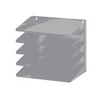 avery letter rack 5 tier steel w380xd230xh335mm grey ref 605sgrey