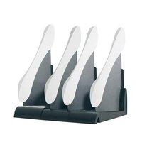 avery infinity book rack wave design sturdy modular 4 base sections 5  ...