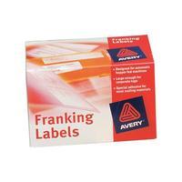 Avery FL01 Adhesive Franking Label Double All Machines (White) Pack of 1000 Labels
