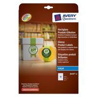 Avery J8105-10 White Glossy Product Labels Round ? 60mm [Pack 120]
