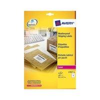 Avery L7993-25 Weatherproof Shipping Labels (99.1 x 67.7mm) White (Pack of 200 Labels)