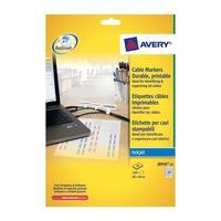 avery cable marker labels 10 sheets of 24 labels total 240 labels