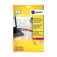 avery cable marker labels 10 sheets of 20 labels total 200 labels