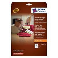 Avery Product Tags with Strings 89 x 51mm (White) Pack of 100 Tags
