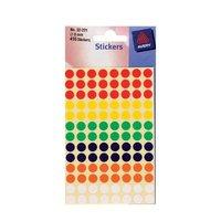 Avery 32-291 Assorted Coloured Labels in Packets (Pack of 416 Labels)