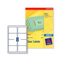 avery clear addressing labels 8 per sheet 991x677mm 200 labels