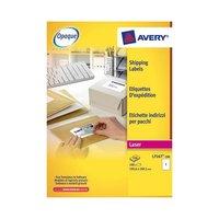 avery l7167 100 blockout shipping labels 1996 x 2891mm white pack of 1 ...