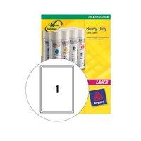 avery l4775 20 white white heavy duty laser labels pack 20