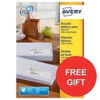 Avery LR7160-100 QuickPEEL Recycled Address Labels Pack of 2100 Labels