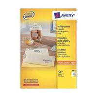 Avery 70x36mm Copier Labels White - 24 Per Sheet 2400 Labels DPS24-100