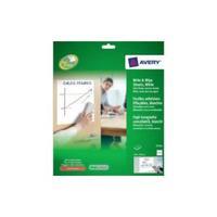 Avery 25.4cm Write And Wipe Square Format Pack of 4 Sheets 70704