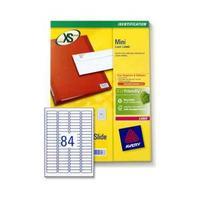 Avery L7656-100 46 x 11.1mm Mini Organising Labels White - Pack of