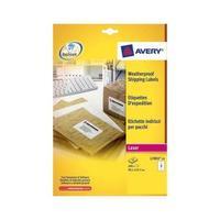 avery l7993 25 991 x 677mm weatherproof shipping labels white pack