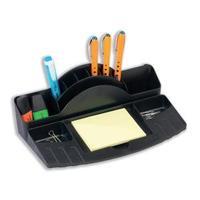 avery original multi compartment desk tidy black 88mlblk