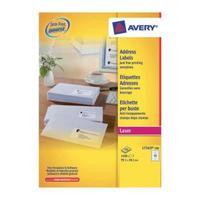 Avery L7163-100 QuickPEEL 99.1x38.1mm Addressing Labels Pack of 1400