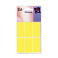 Avery 32-223 Yellow Coloured Labels in Packets 10 Packs of 36 32-223