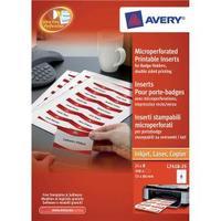 Avery Laser Name Badge Refill White Pack of 200 L7418-25UK