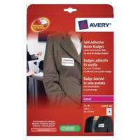 Avery L4785-20 80x50mm Self Adhesive Name Badge 200 Labels L4785-20