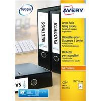 Avery L7171-250 200 x 60mm Lever Arch Filing Labels Pack of 1000