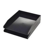 Avery ColorStak A4 Letter Tray Black - Pack of 2 Letter Trays CS104