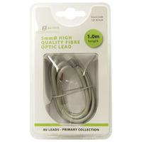 avlink 112206uk toslink 5mm fibre optic lead 1m