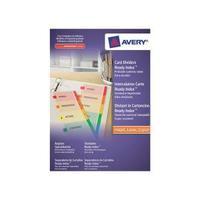 Avery ReadyIndex A4 Dividers with Coloured Contents Sheet Matching