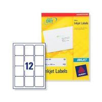 avery j8164 100 white inkjet addressing labels pack 1200 j8164 100