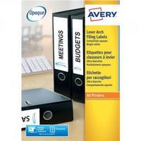 Avery Lever Arch Filing Labels Inkjet Pack of 100 J8171-25