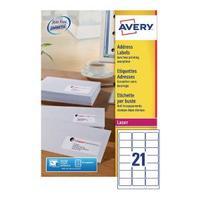 Avery Quickpeel L7160-500 Laser Address Labels Pack of 10, 500