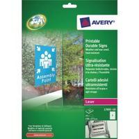 Avery Printable Outdoor Sign Labels Pack of 10 L7091-10