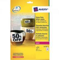 Avery White Heavy Duty Laser Labels Pack of 960 L4778-20