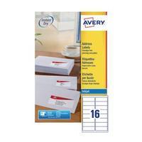 Avery White Quickdry Inkjet Label Pack of 400 J8162-25