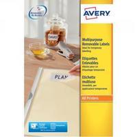 Avery Removable Labels L4736REV-25 25Sheet