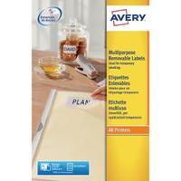 Avery Removable Laser Labels Pack of 675 L4737REV-25